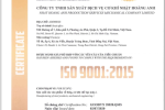 Chứng Nhận Hệ Thống Quản Lý Chất Lượng  ISO 9001 - 2015